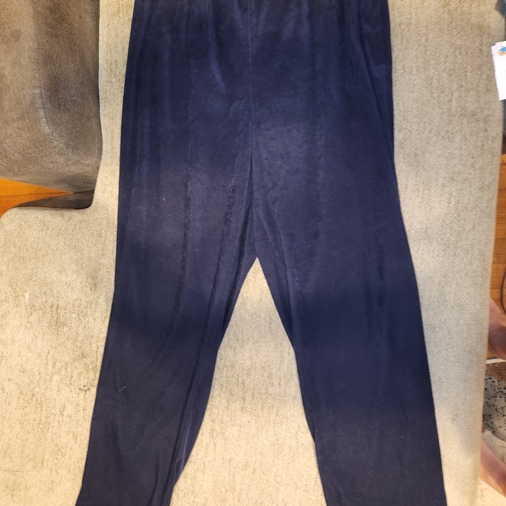 Women's Navy Straight Leg Pants